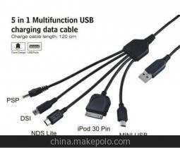 宏业昌科技 专业数码连接器解决方案——五合一数据线全方位解析